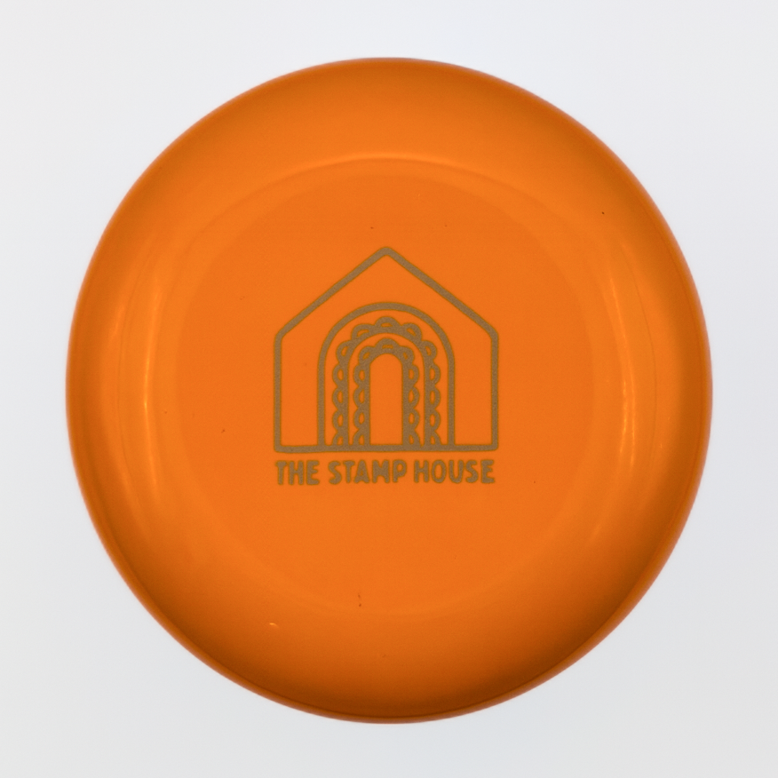 Orange Corn Starch Cannister